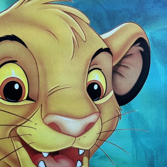 Disney Lion King Vintage 1995 2-Sided Vinyl Store Display Banner - Approx 34x57 - Picture 6 of 15